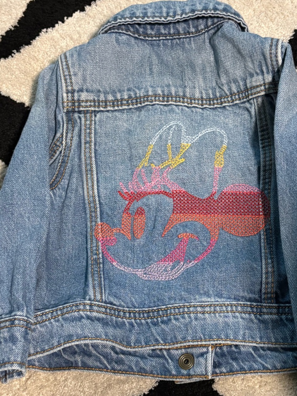 Disney Gap emobroidered Kids Denim Jacket - Classic Button-Up